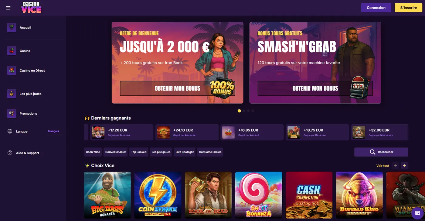 Quels types de bonus trouve-t-on sur les nouveaux sites de jeu ?